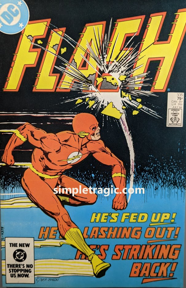 Flash #335 Comic Book Cover Art by Carmine Infantino