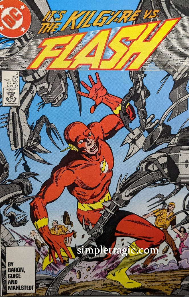 Flash #3 Comic Book Cover Art