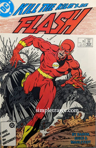 Flash #4 Comic Book Cover Art
