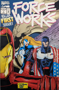 Force Works #1 Comic Book Cover Art