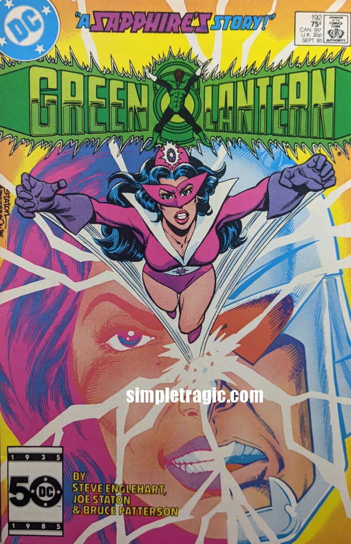 Green Lantern #192 Comic Book Cover Art