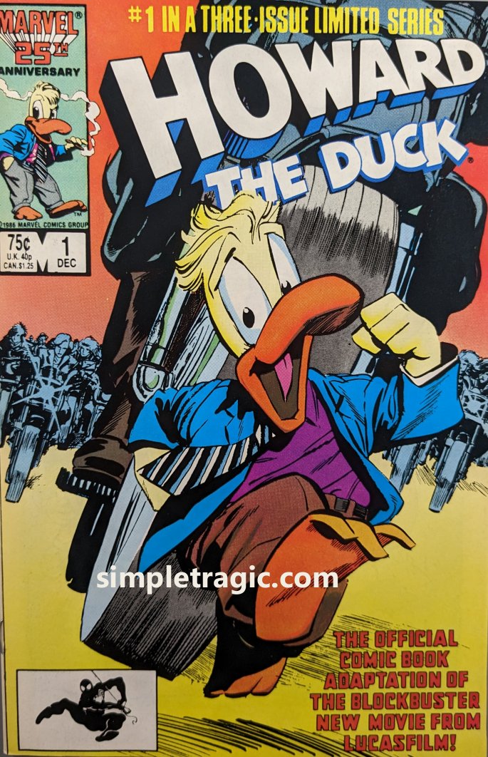 Howard The Duck The Movie #1 Comic Book Cover Art Kyle Baker