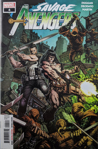 Savage Avengers #4 Comic Book Cover Art by