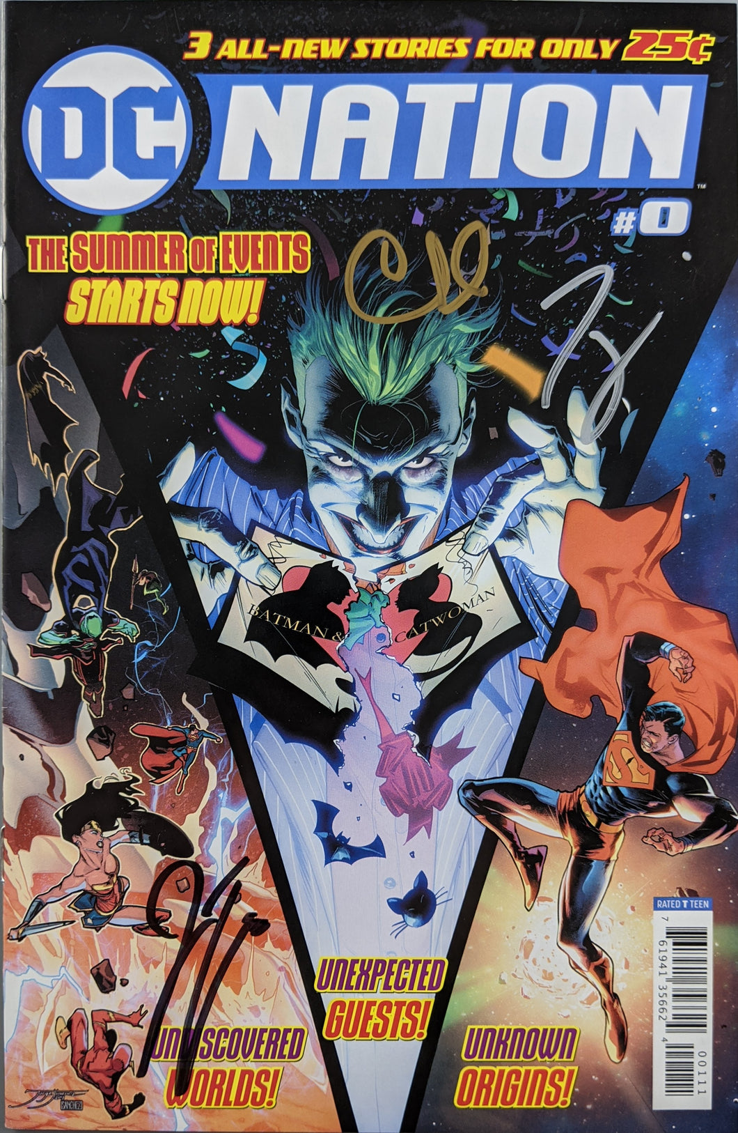 DC Nation (2018) #0 SIGNED x3