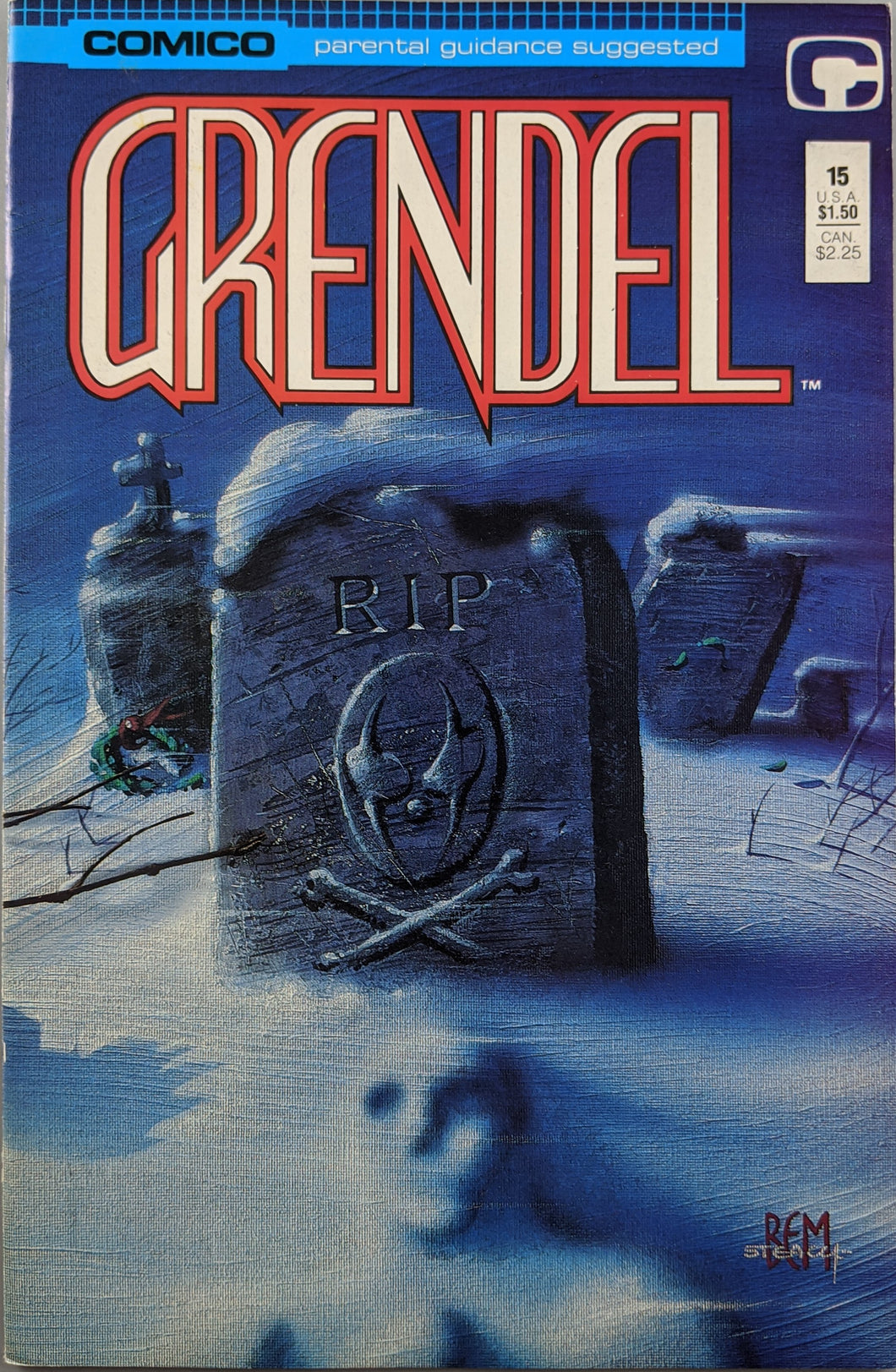 Grendel #15 Comic Book Cover Art