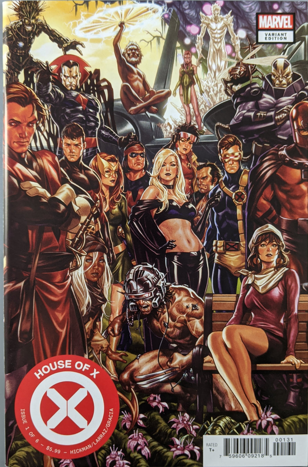 House Of X (2019) #1 Connecting Variant Cover (Brooks)