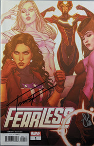 Fearless (2019) #1 Variant (Frison) SIGNED x2
