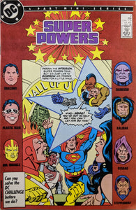 Super Powers #3 Comic Book Cover Art