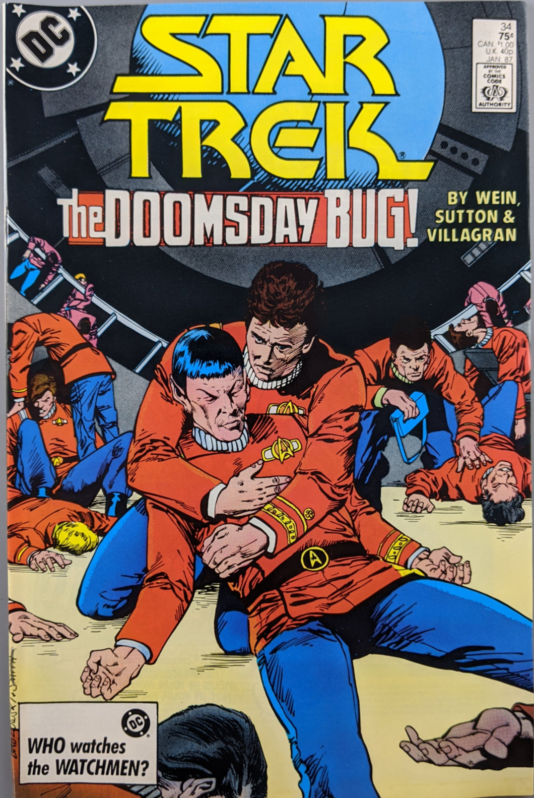 Star Trek #34 Comic Book Cover Art
