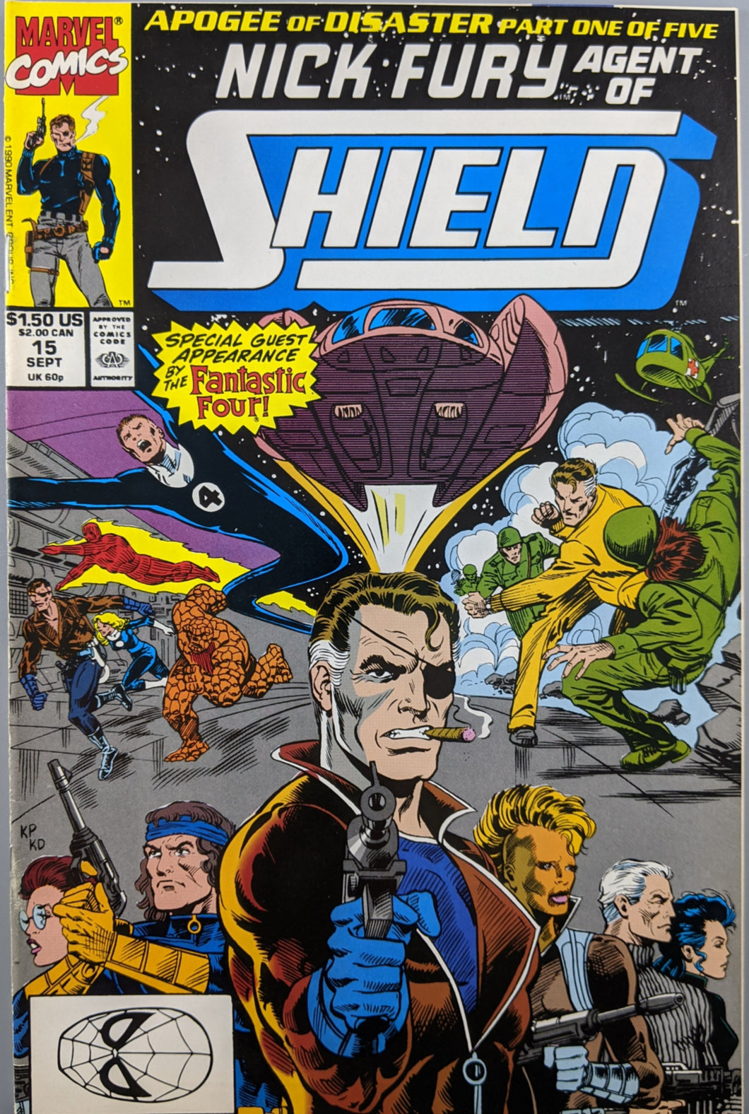 Nick Fury Agent of SHIELD #15 Comic Book Cover Art