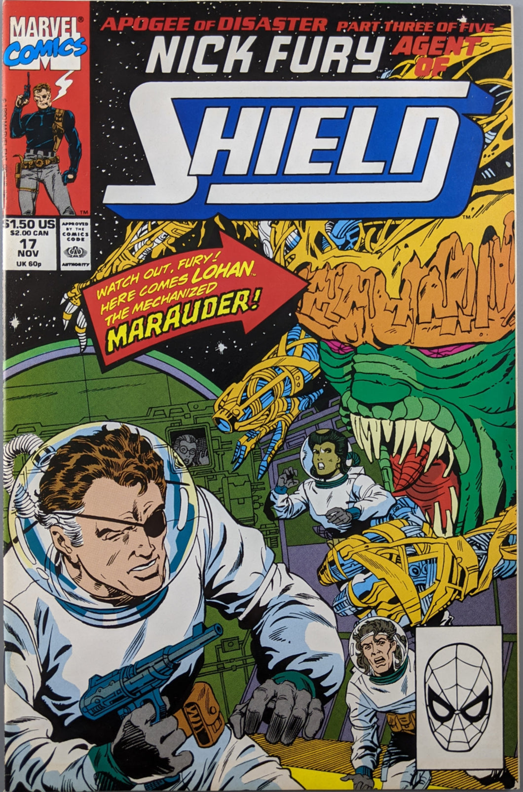 Nick Fury Agent of SHIELD #17 Comic Book Cover Art