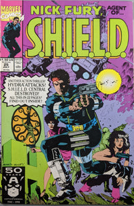 Nick Fury Agent of SHIELD #25 Comic Book Cover Art