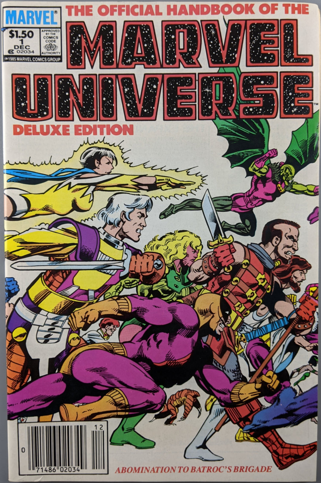 Official Handbook Of The Marvel Universe, The (1985) #1