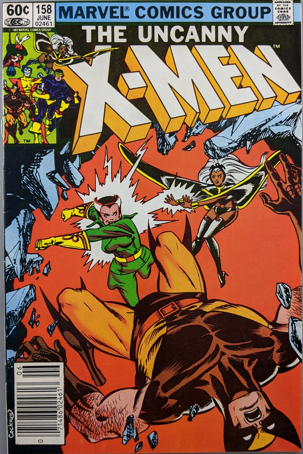 Uncanny X-Men #158 Comic Book Cover Art