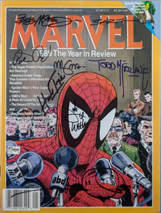 Marvel 1989: The Year In Review (1989) #1 SIGNED x8