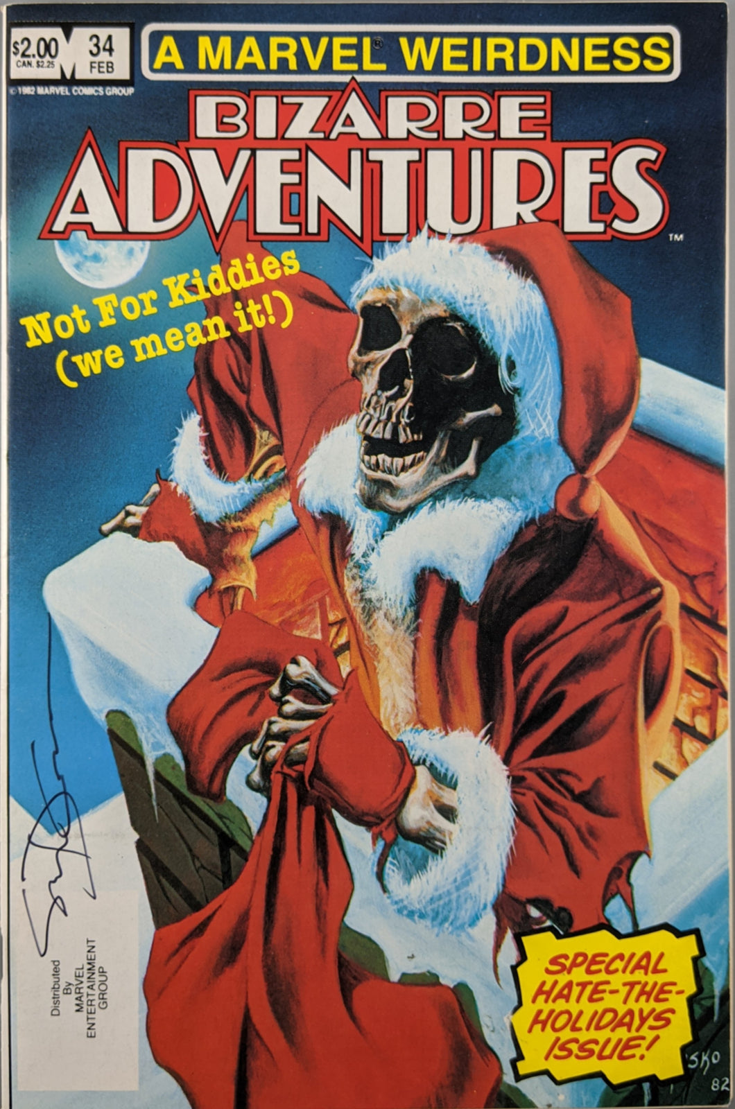 Bizarre Adventures (1975) #34 SIGNED