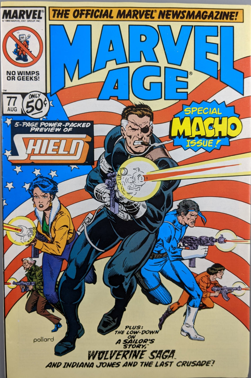 Marvel Age #77 Comic Book Cover Art