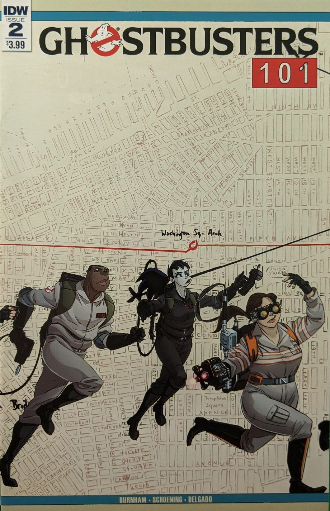 Ghostbusters 101 #2 Comic Book Cover Art