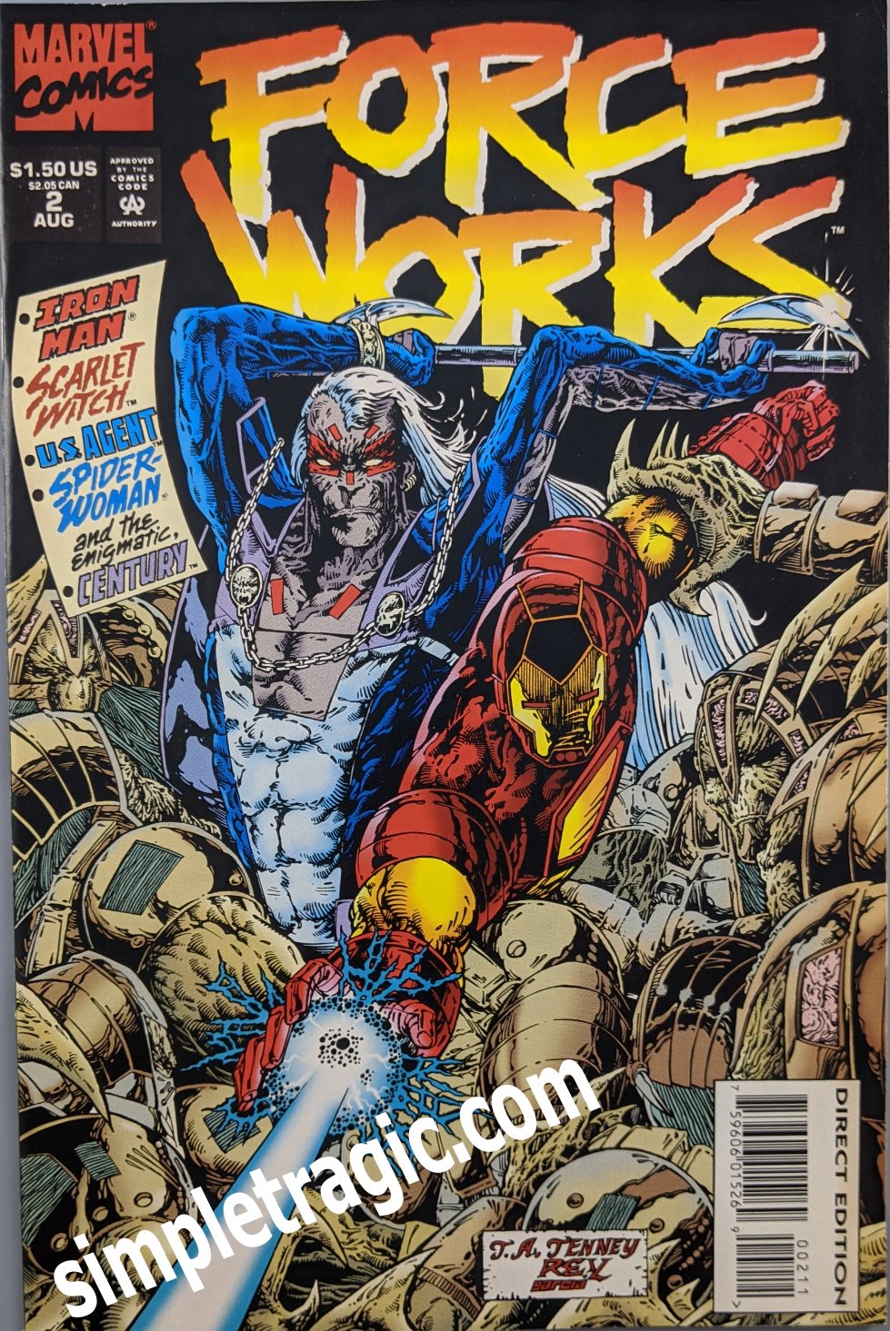 Force Works #2 Comic Book Cover Art