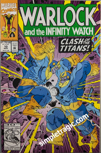 Warlock And The Infinity Watch #10 Comic Book Cover Art