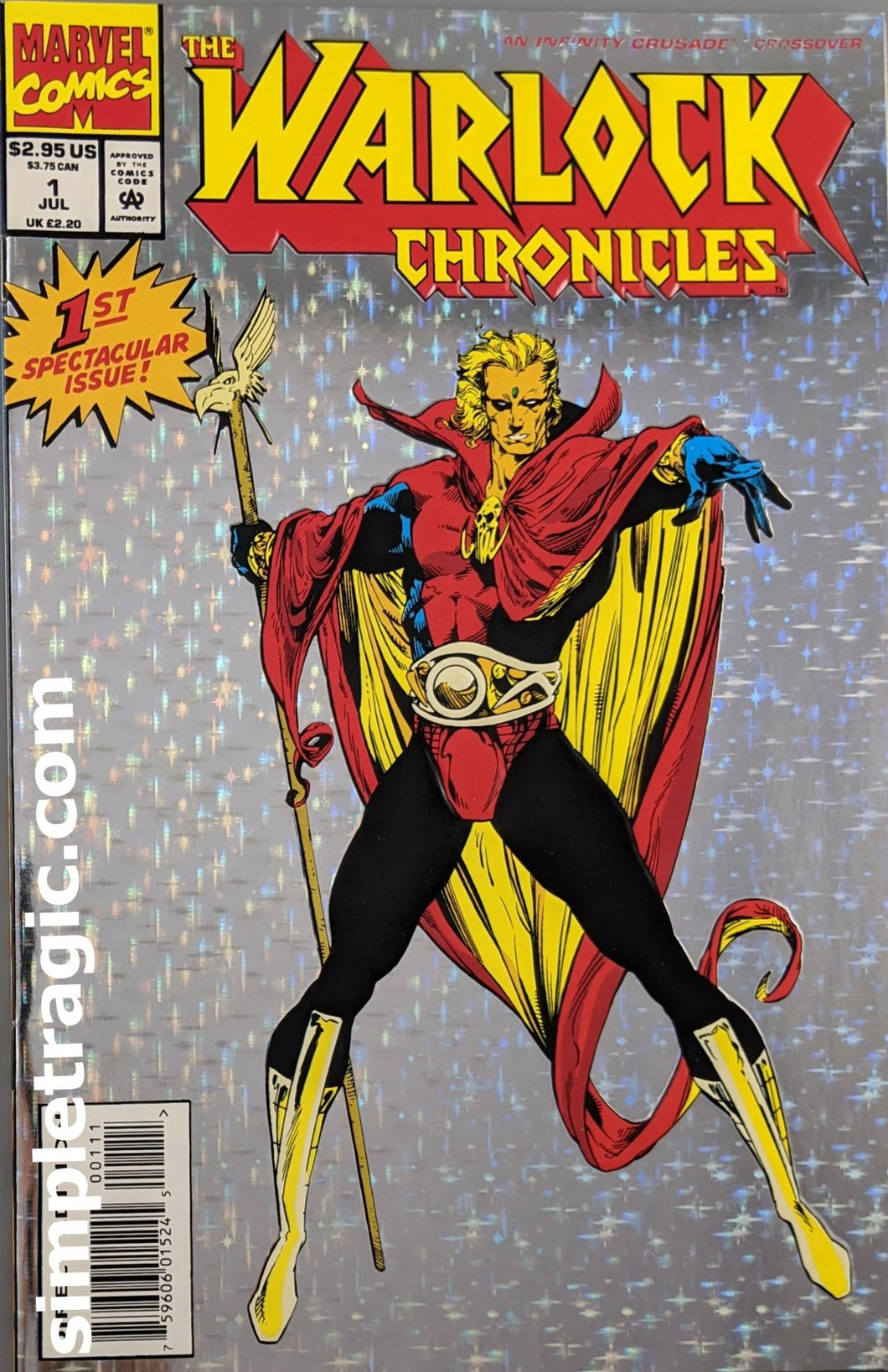 Warlock Chronicles #1 Comic Cover by Tom Raney