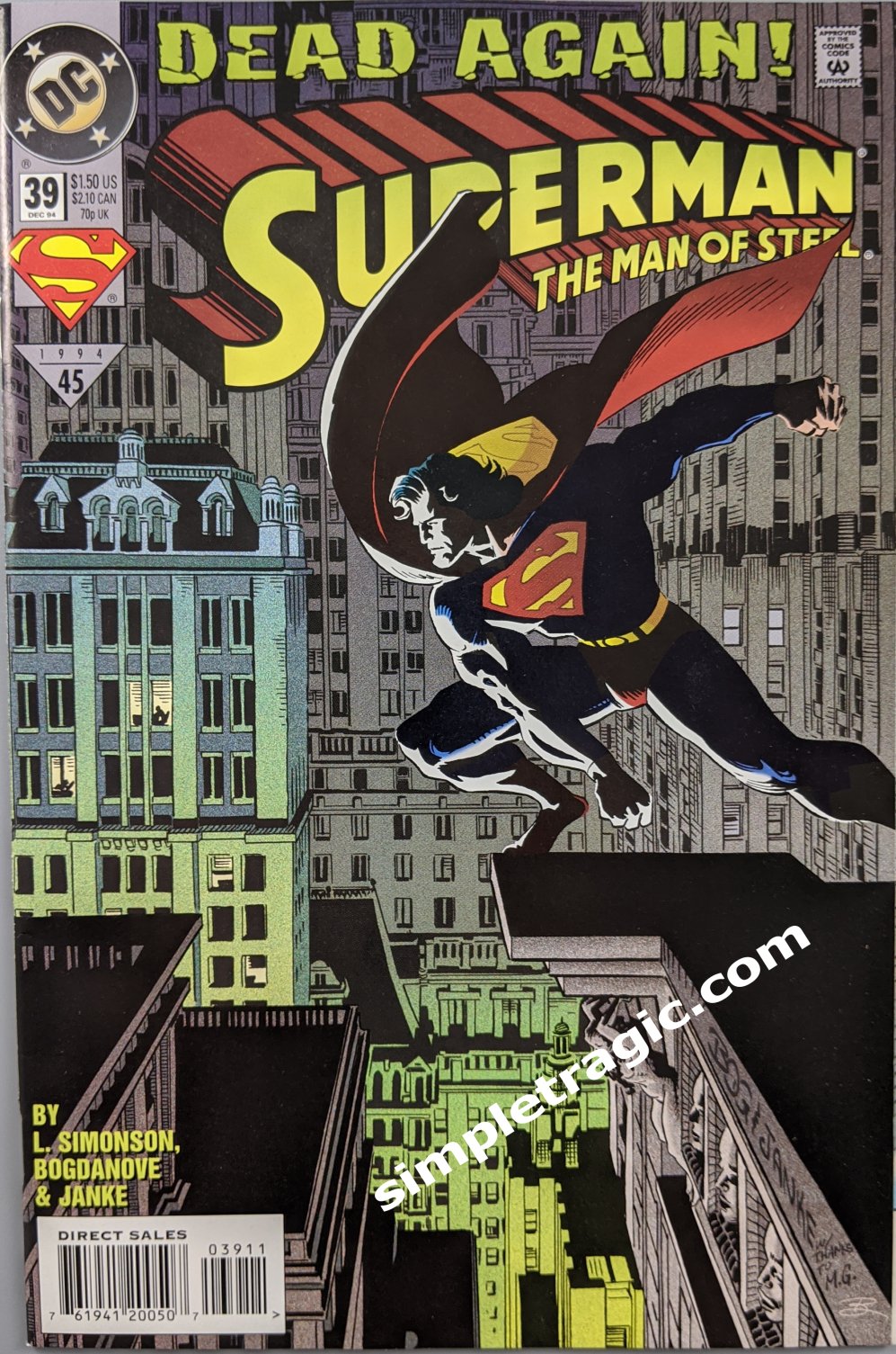 Superman: The Man of Steel (1991) #39