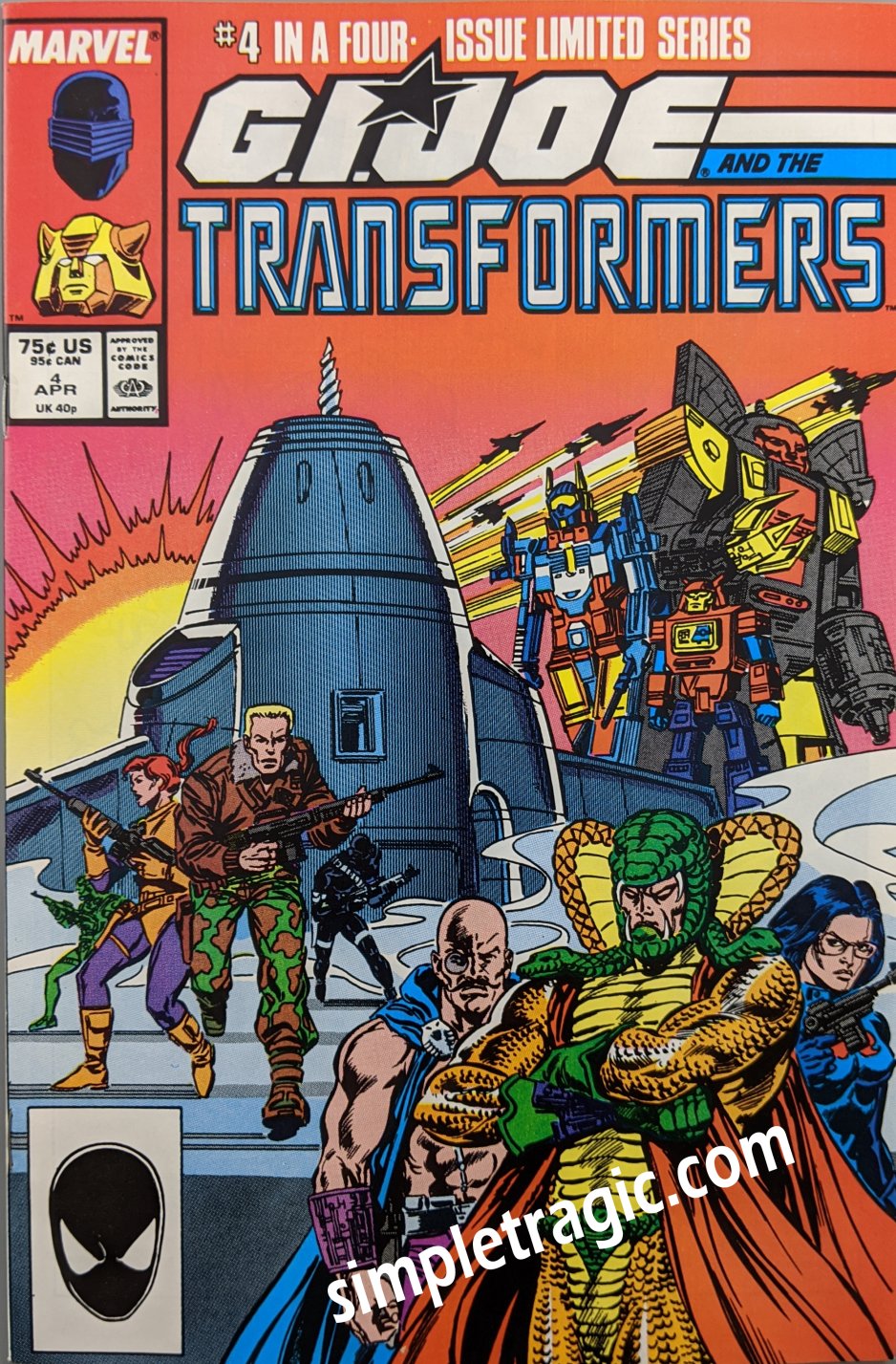 G.I. Joe And The Transformers (1987) #4 (of 4)