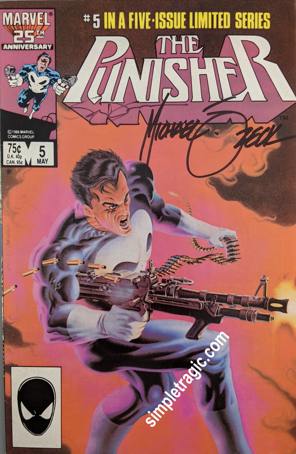 Punisher, The (1986) #5 (of 5) SIGNED x2