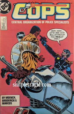 Cops #8 Comic Book Cover Art