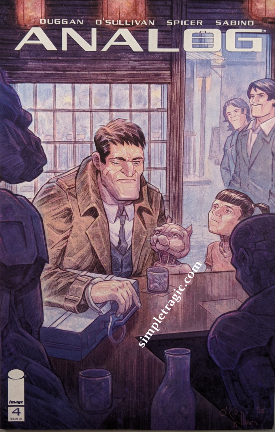 Analog #4 Comic Book Cover Art