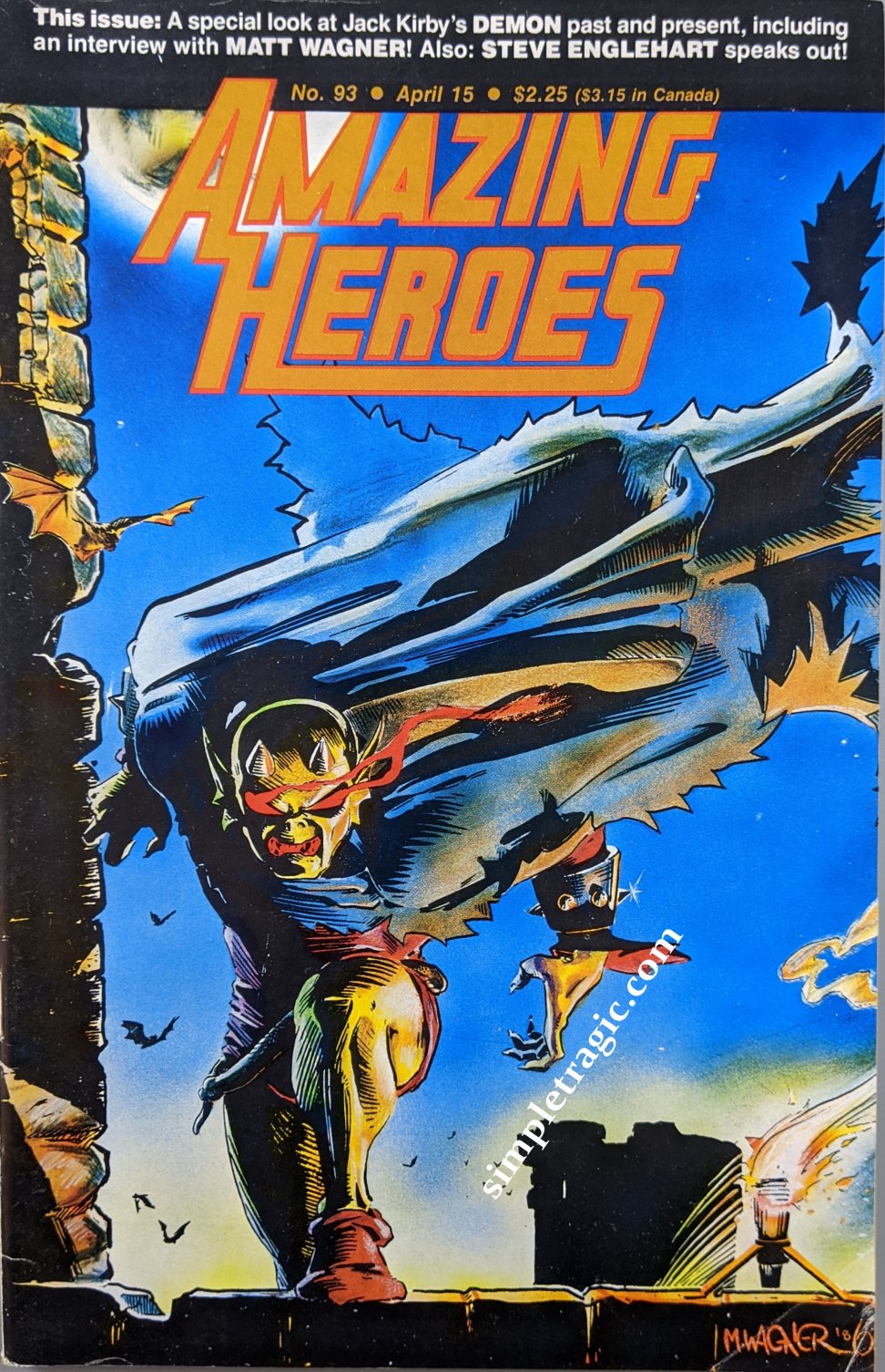 Amazing Heroes Magazine (1981) #93