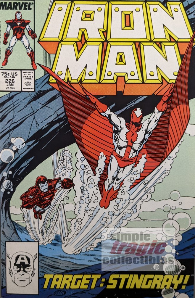 Iron Man #226 Comic Book Cover Art