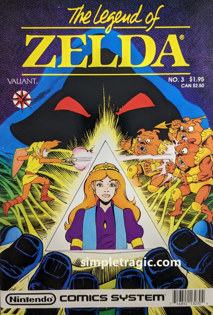 The Legend Of Zelda #3 Comic Book Cover Art