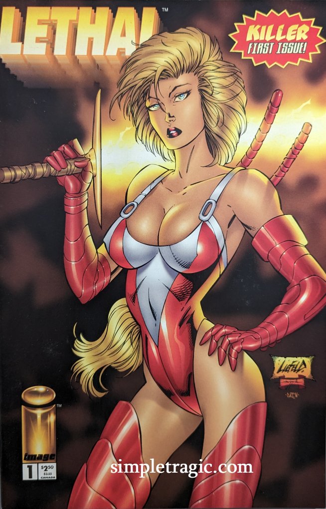 Lethal #1 Comic Book Cover Art by Rob Liefeld