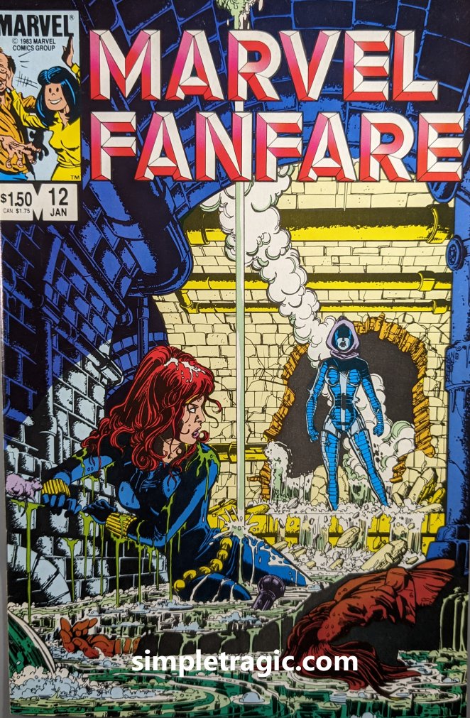 Marvel Fanfare #12 Comic Book Cover Art by George Perez