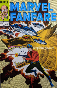 Marvel Fanfare #17 Comic Book Cover Art