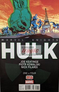 Marvel Knights Hulk #1 Comic Book Cover Art