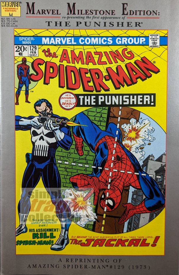 Marvel Milestone Amazing Spider-Man #129 Comic Book Cover Art
