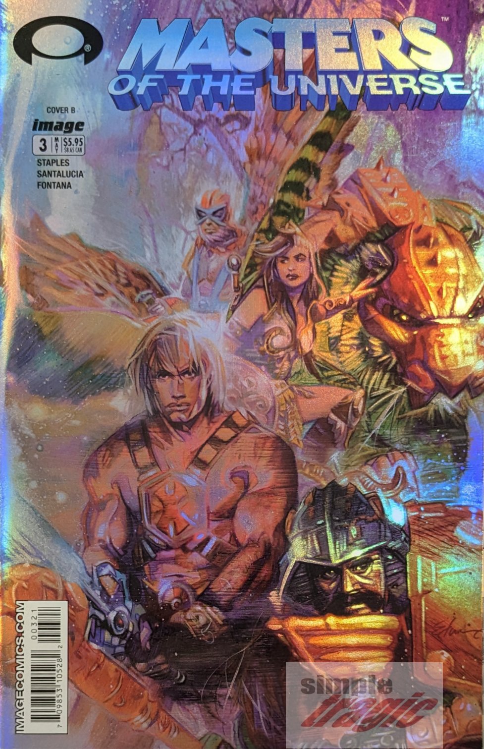 Masters Of The Universe #3 Comic Book Cover Art