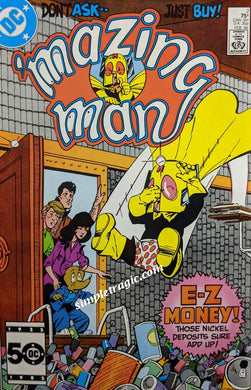 'Mazing Man #2 Comic Book Cover Art