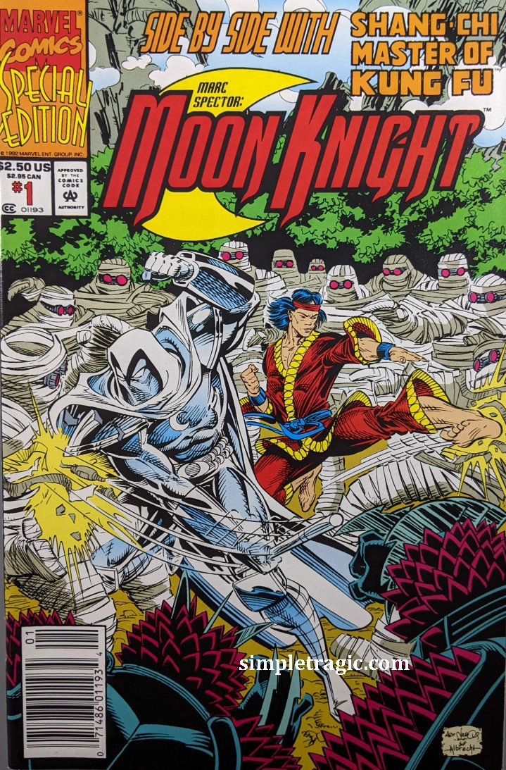 Marc Spector Moon Knight Special #1 Comic Book Cover