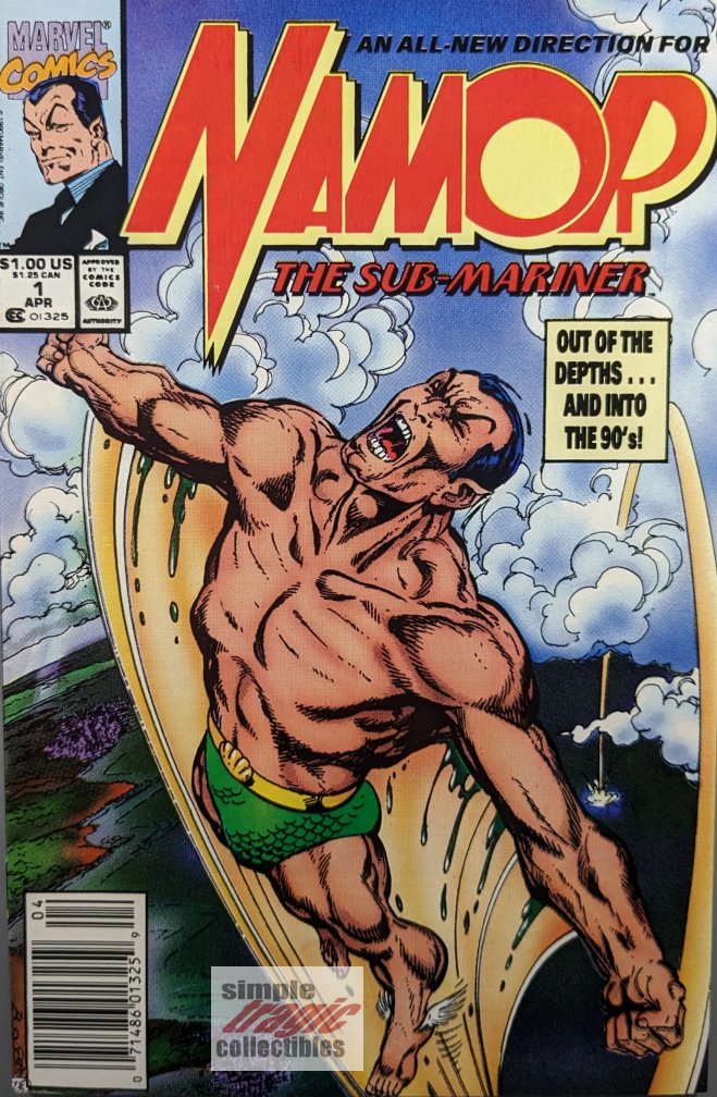 Namor The Sub-Mariner #1 Comic Book Cover Art