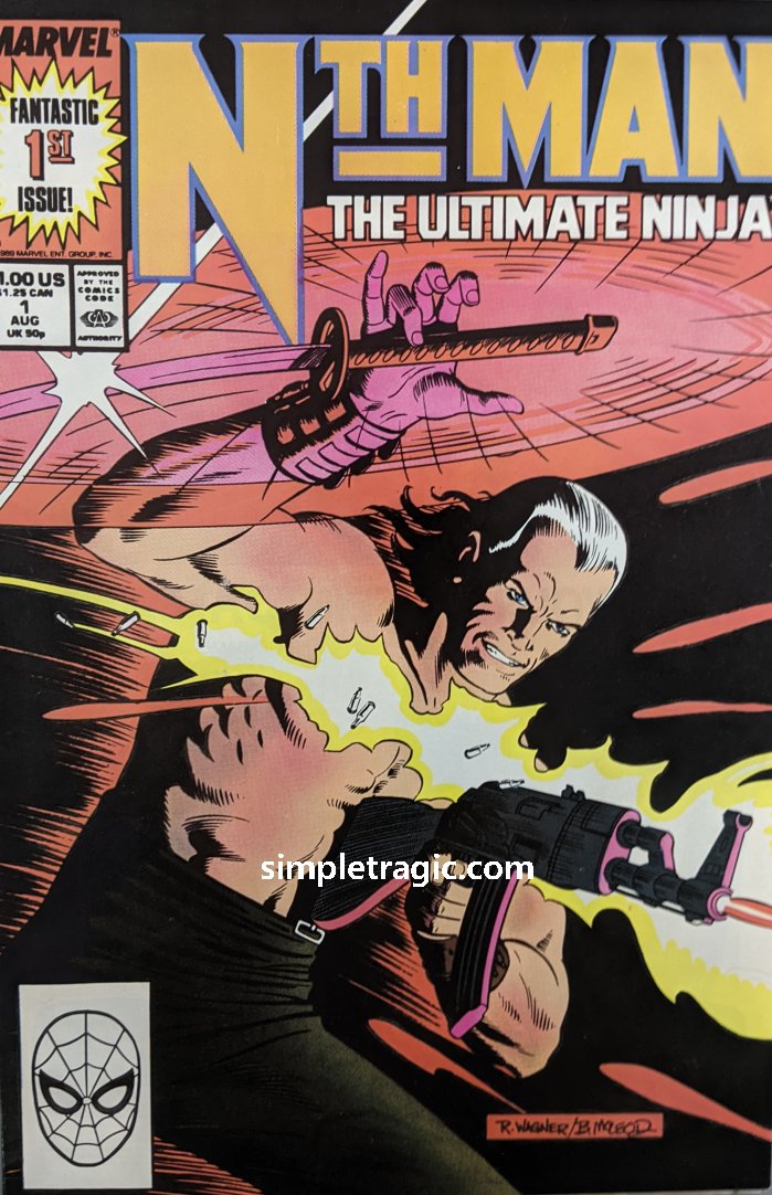 Nth Man The Ultimate Ninja #1 Comic Book Cover Art