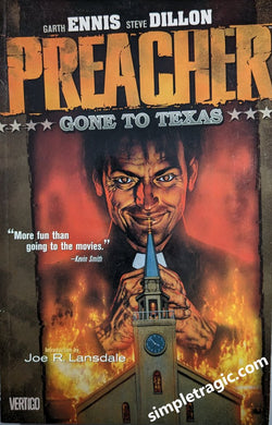 Preacher Gone To Texas Trade Paperback Cover Art