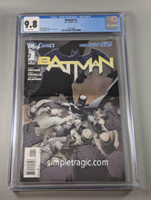 Load image into Gallery viewer, Batman (2011) #1 CGC 9.8 (Shipping Included)
