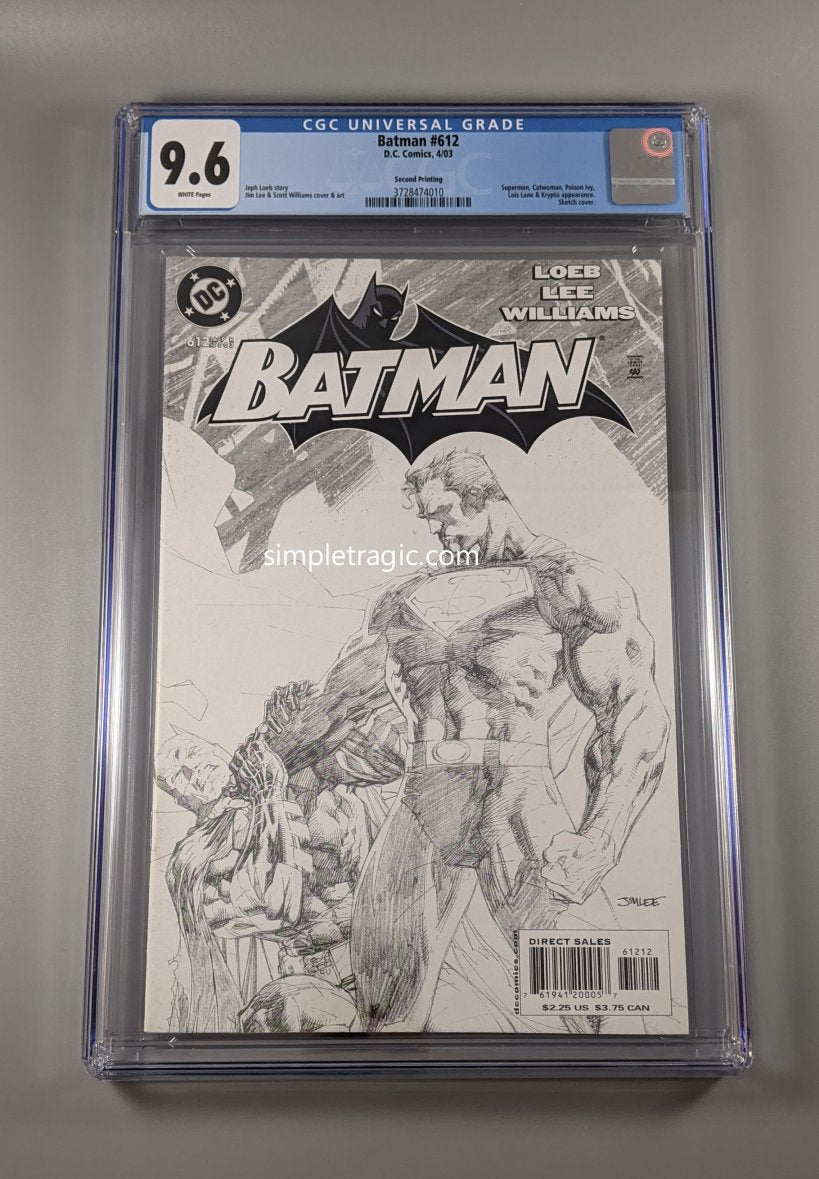 Batman (1940) #612 Second Printing CGC 9.6 (Shipping Included)