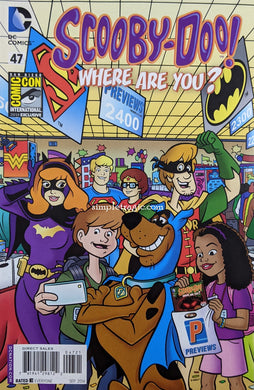 Scooby-Doo Where Are You #47 SDCC Variant Comic Book Cover Art