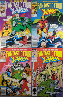 Fantastic Four Vs. X-Men #1-4 Comic Book Cover Art