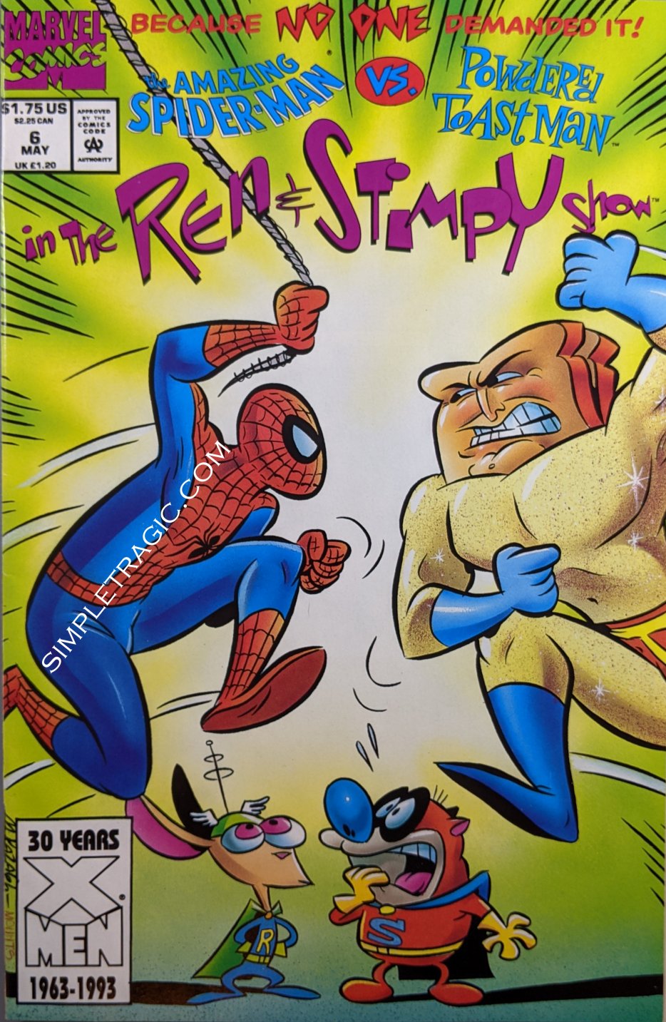 Ren & Stimpy Show #6 Comic Book Cover Art