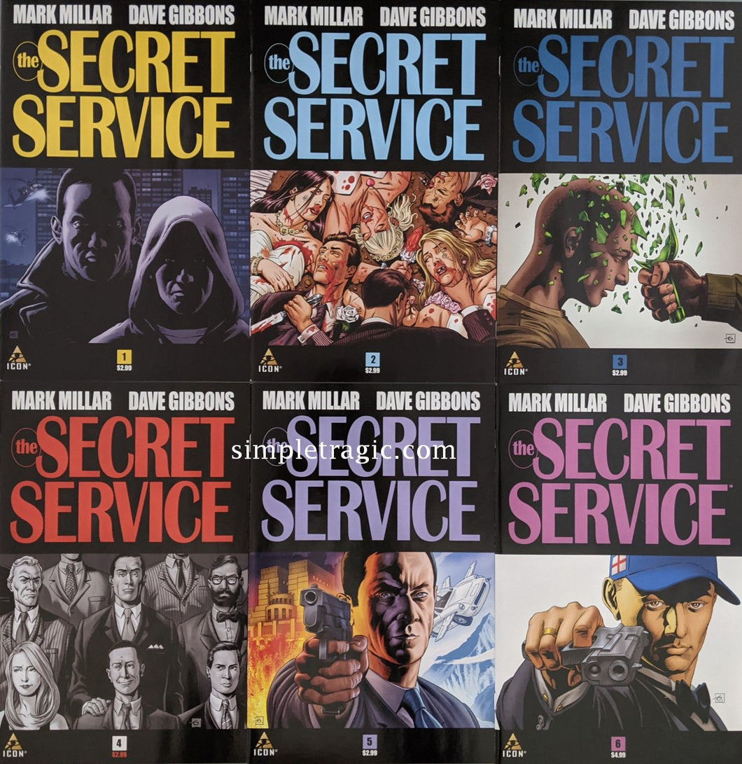 Secret Service, The (2012) #1-6 Complete Set